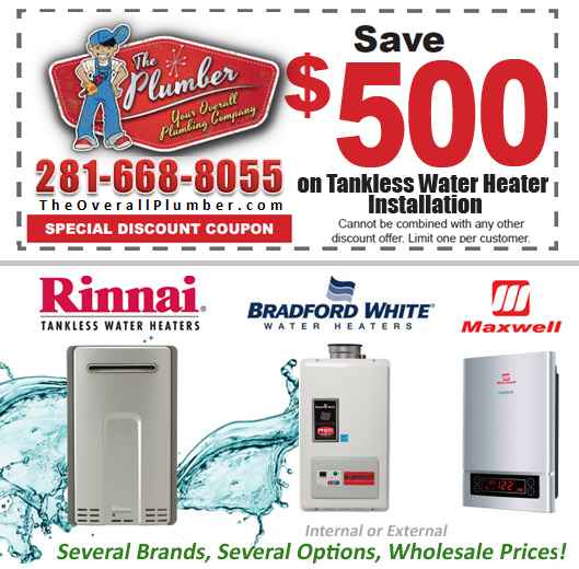 tankless water heater on sale