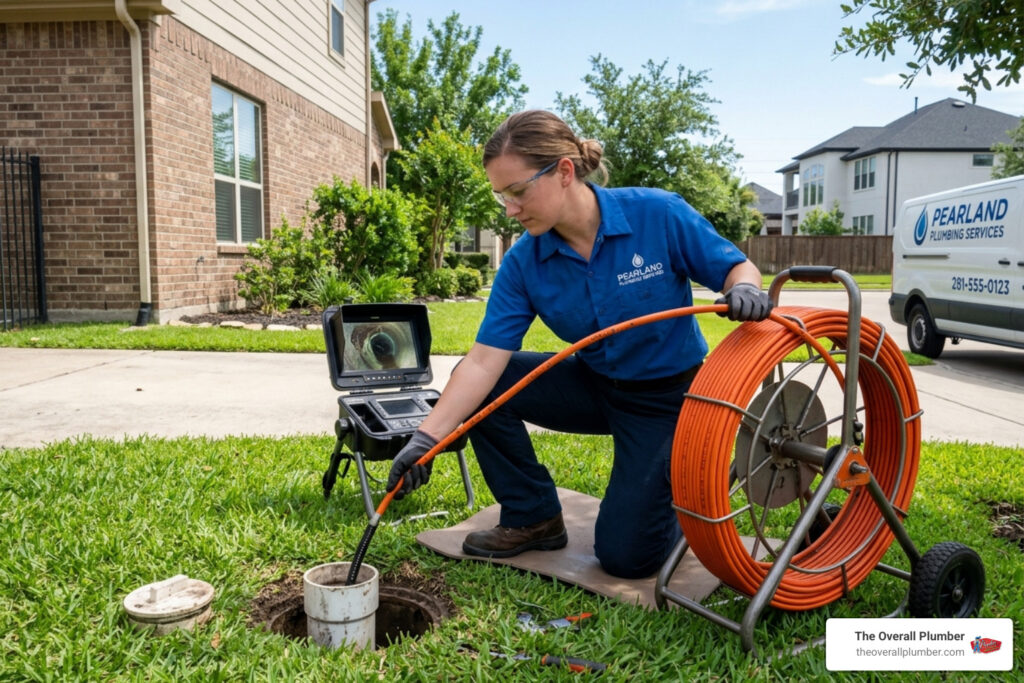 drain camera inspection Pearland
