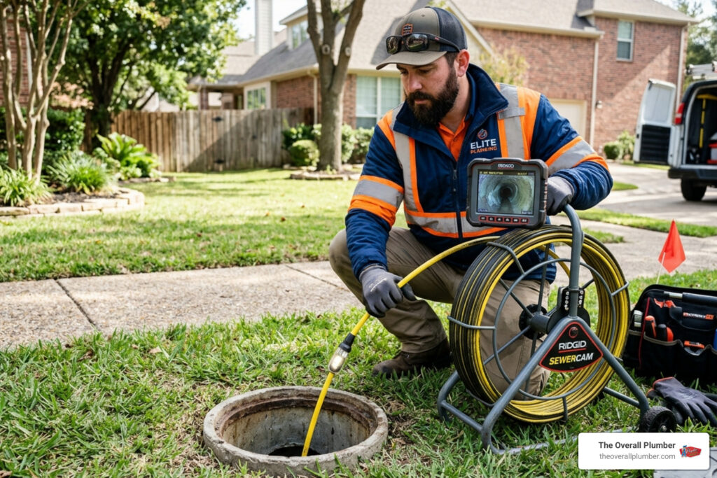 camera locate sewer line