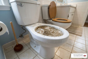 clogged toilet water rising in bowl - will a toilet unclog itself overnight
