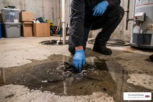 basement floor drain backup