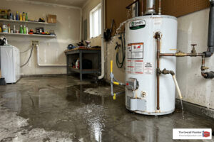 24 hour water heater service emergency leaking flooding utility room