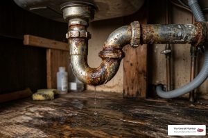 broken sink drain pipe