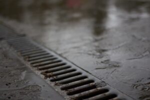 backed up drain